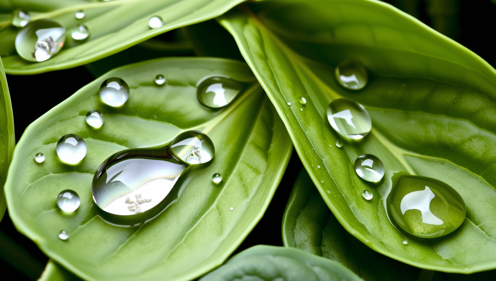 Lush green leaves and natural ingredients symbolizing natural health and beauty